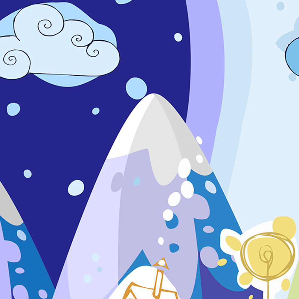 Необычные дизайнерские обои ОБОИ Unicorn Valley 19 от WALL STREET