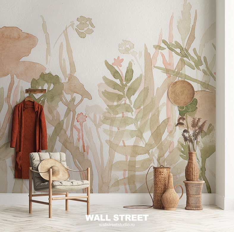 Необычные дизайнерские обои Watercolor-21: 5 от WALL STREET