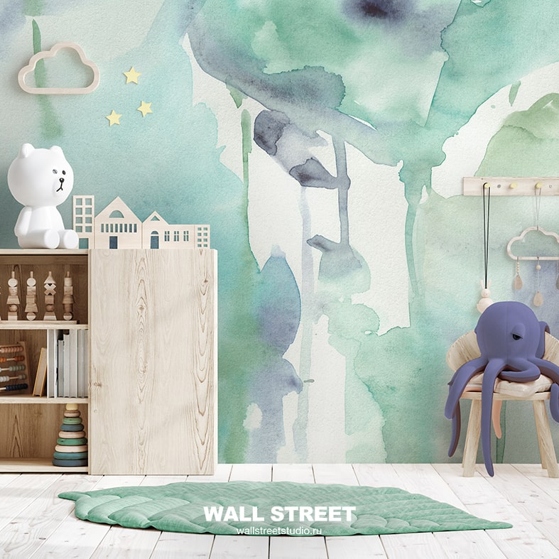 Необычные дизайнерские обои Watercolor-21: 10 от WALL STREET