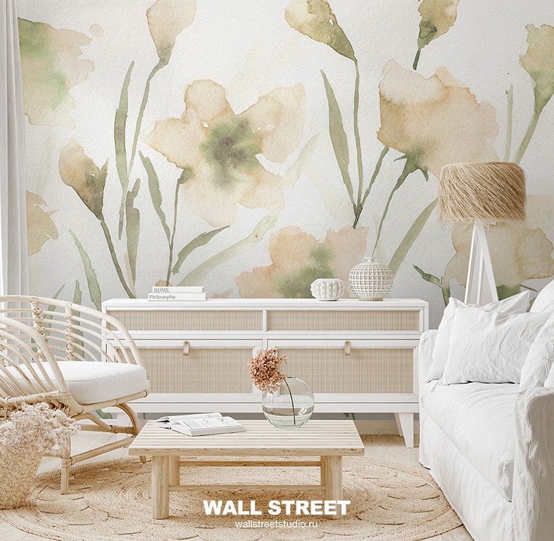 Необычные дизайнерские обои Watercolor-21: 19 от WALL STREET