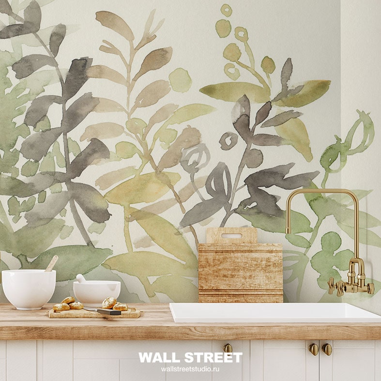 Необычные дизайнерские обои Watercolor-21: 26 от WALL STREET