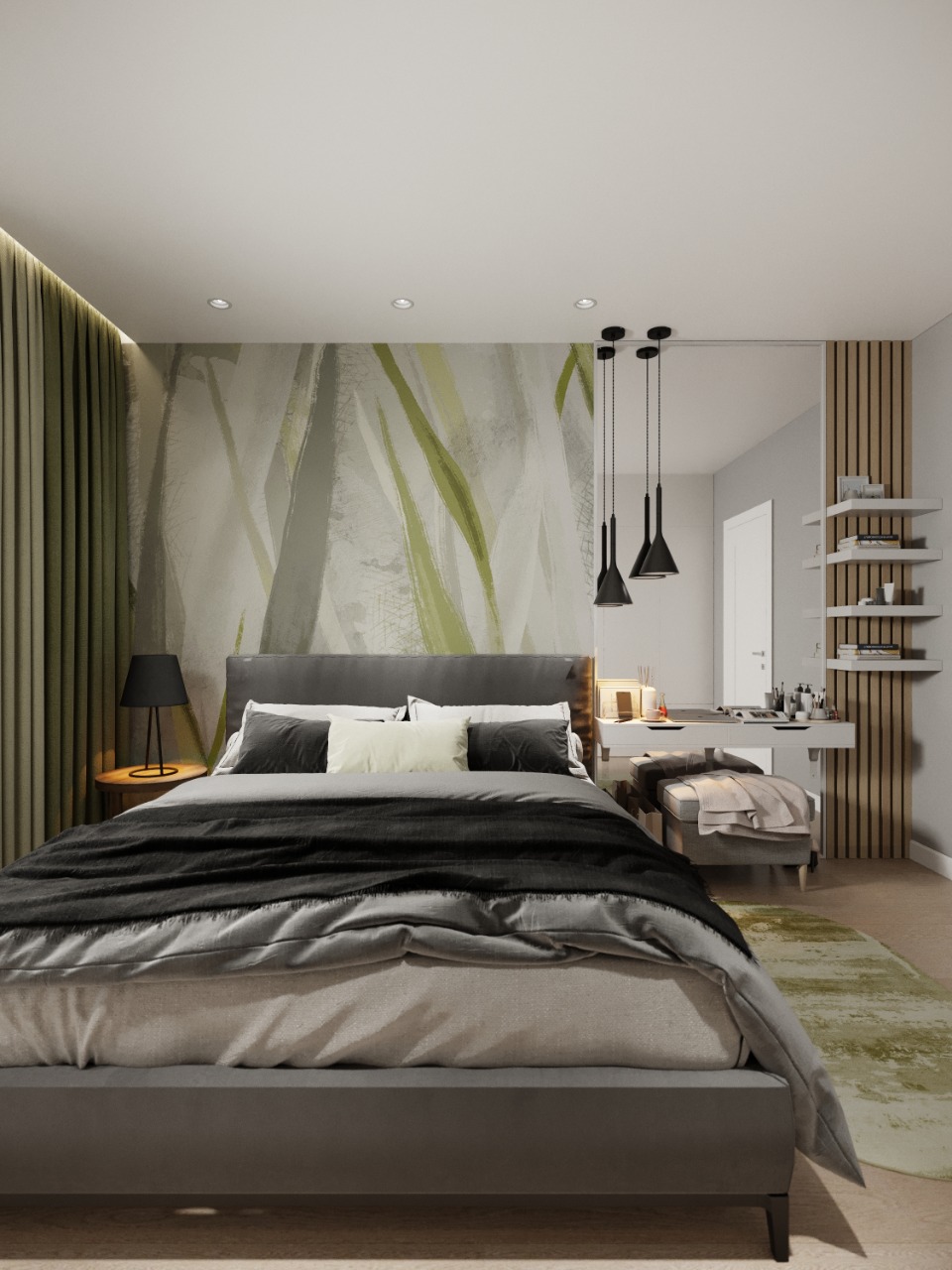 Спальня в частном доме: дизайн и интерьер